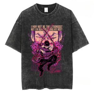 Men’s and Women’s Zoro Y2K Harajuku High Street Anime T-Shirts