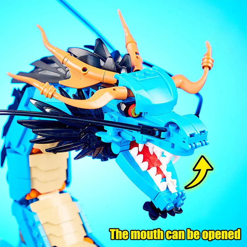 MOC One Piece Building Blocks Kaido Dragon Model - Image 3
