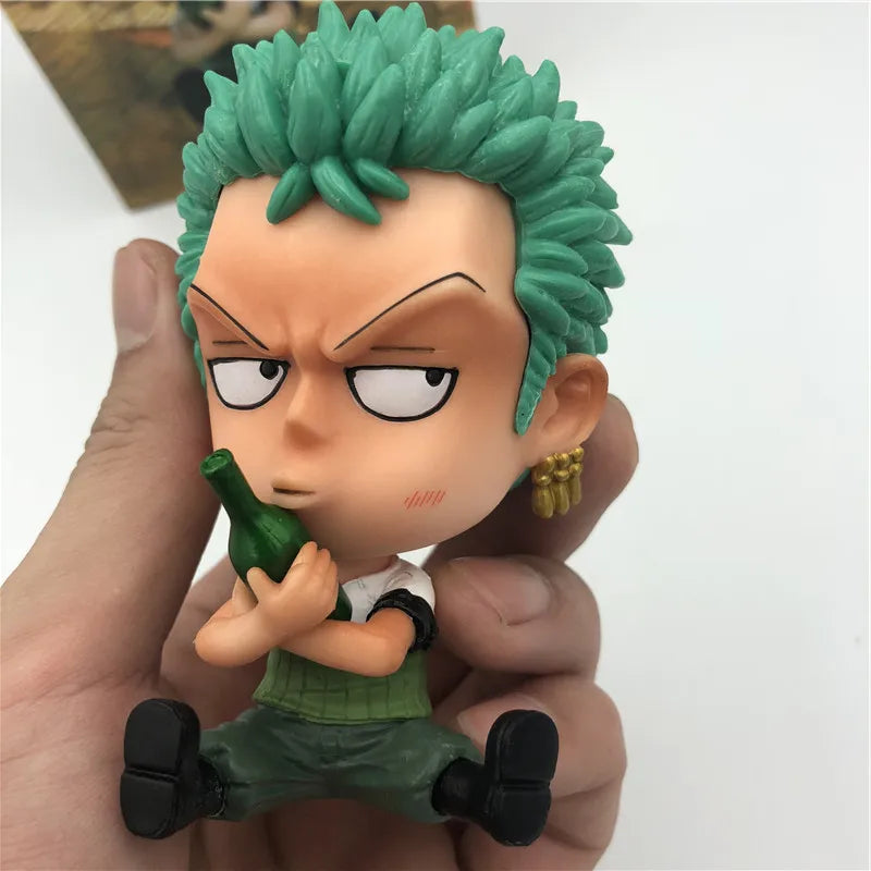 FigureCrazy One Piece FRANKY Q Laughing Out Sitting Cute Ver. PVC Action Figure - Image 21
