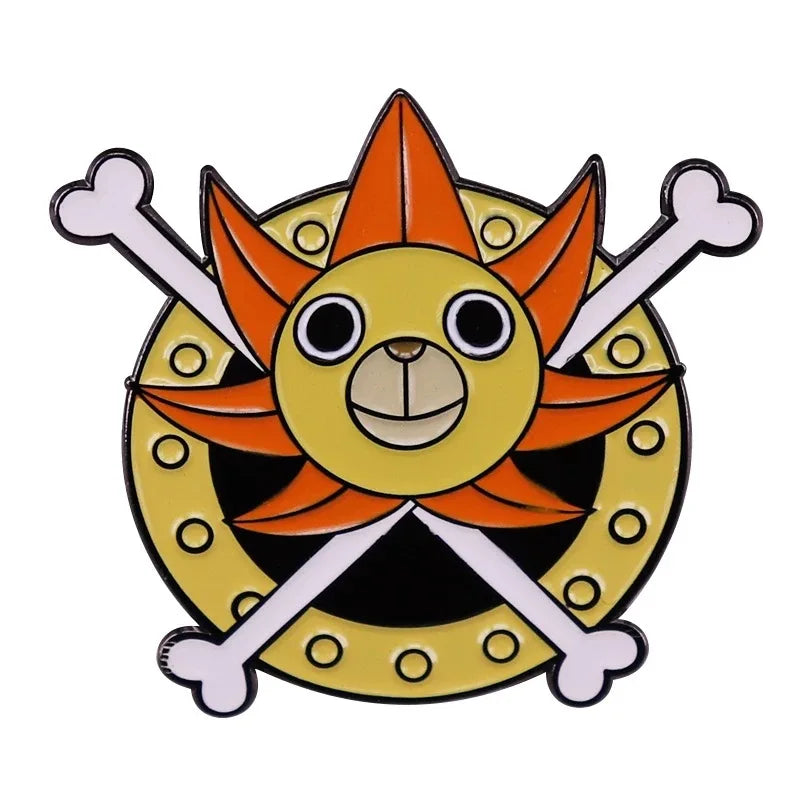 Anime One Piece Portgas·D· Ace Enamel Pins - Image 37