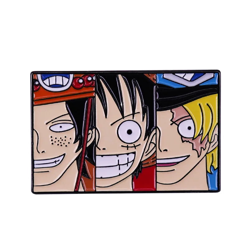 Anime One Piece Portgas·D· Ace Enamel Pins - Image 39