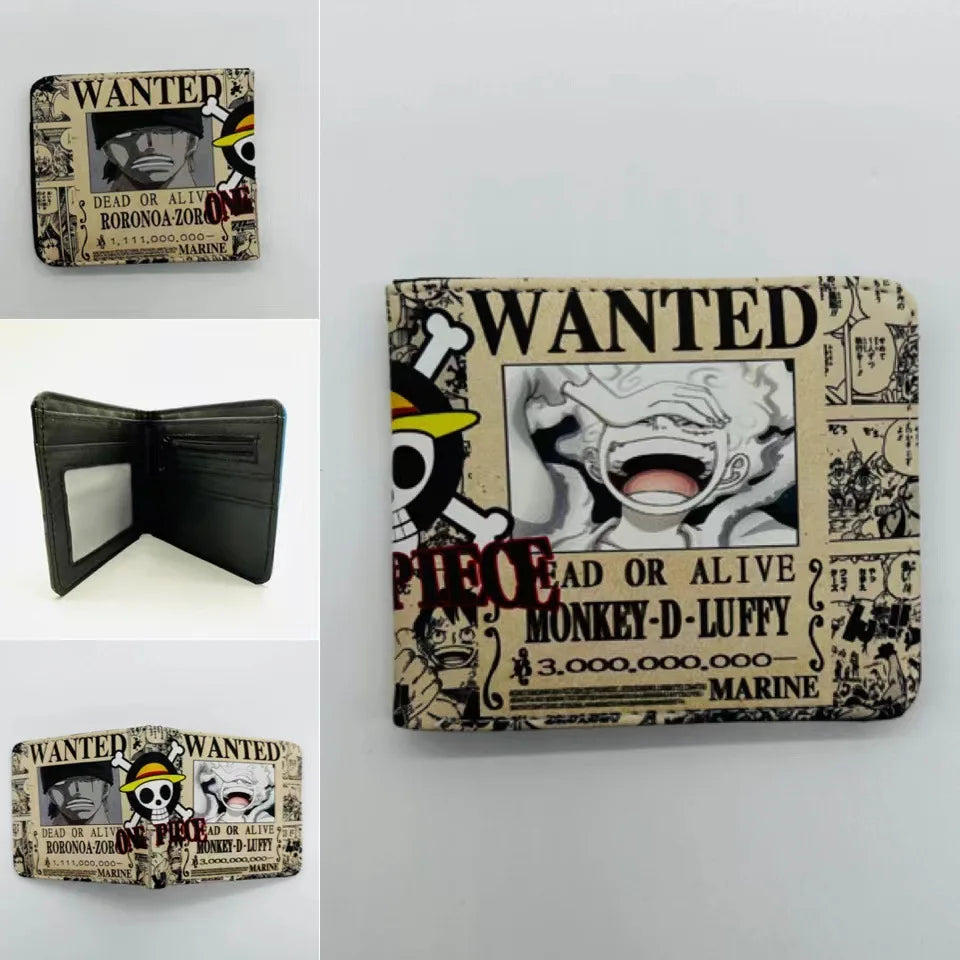 One Piece Anime Figure Foldable PU Coin Purse - Image 36
