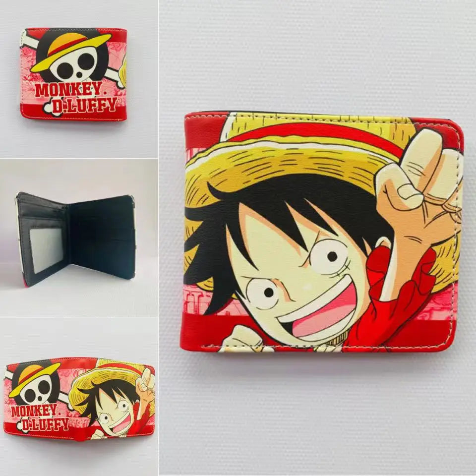 One Piece Anime Figure Foldable PU Coin Purse - Image 4