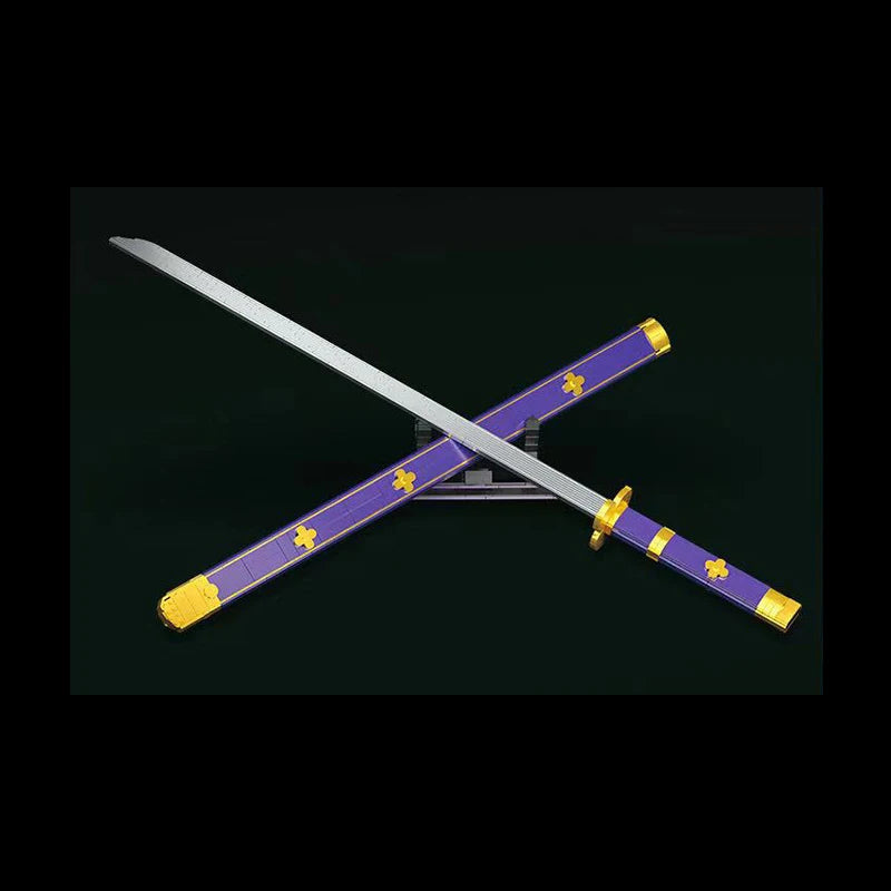 936PCS Anime Roronoa Zoro Sword Model Building Blocks - Image 4