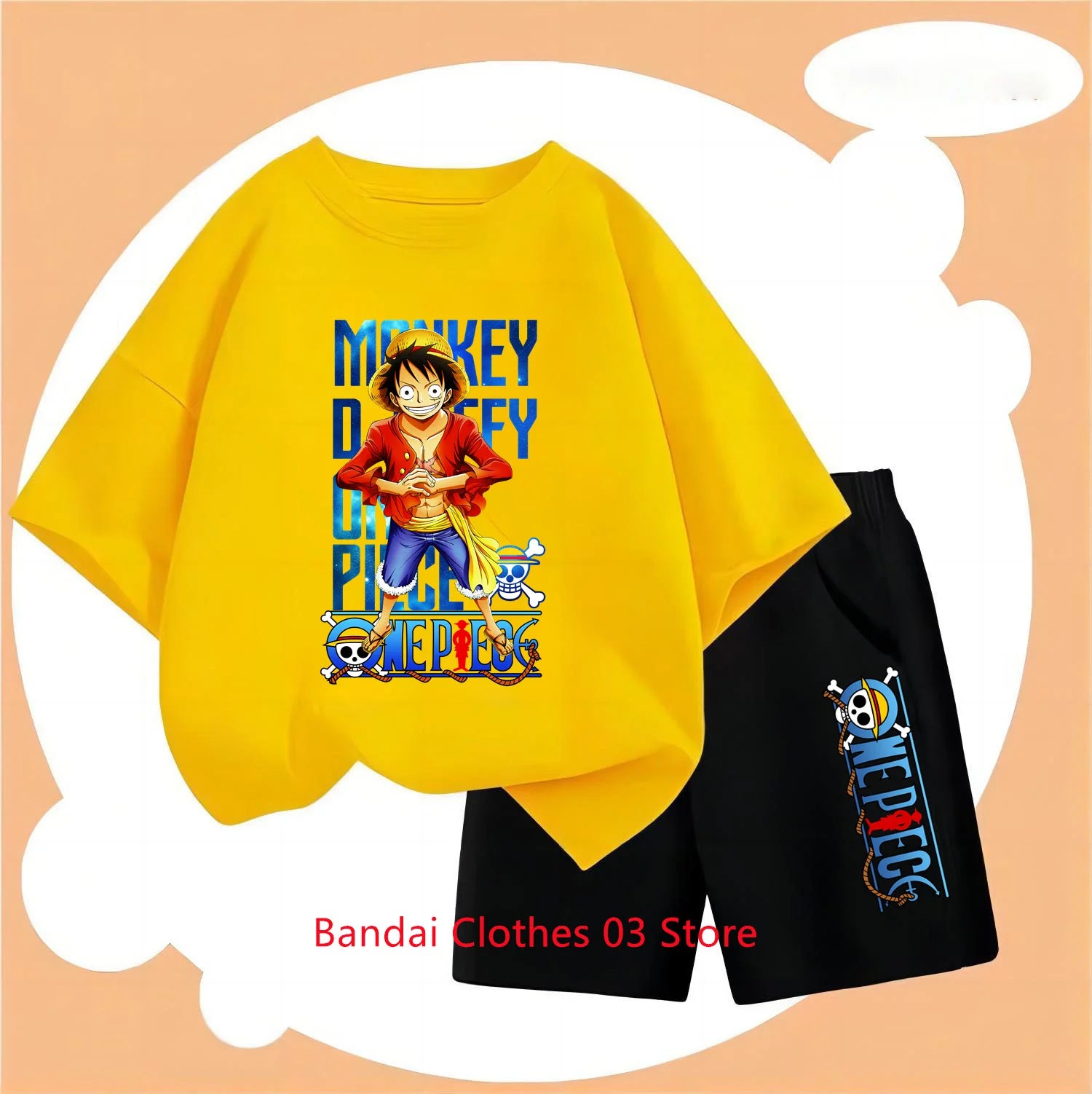 Children’s 2D One Piece T-Shirt & Pants Set - Image 14