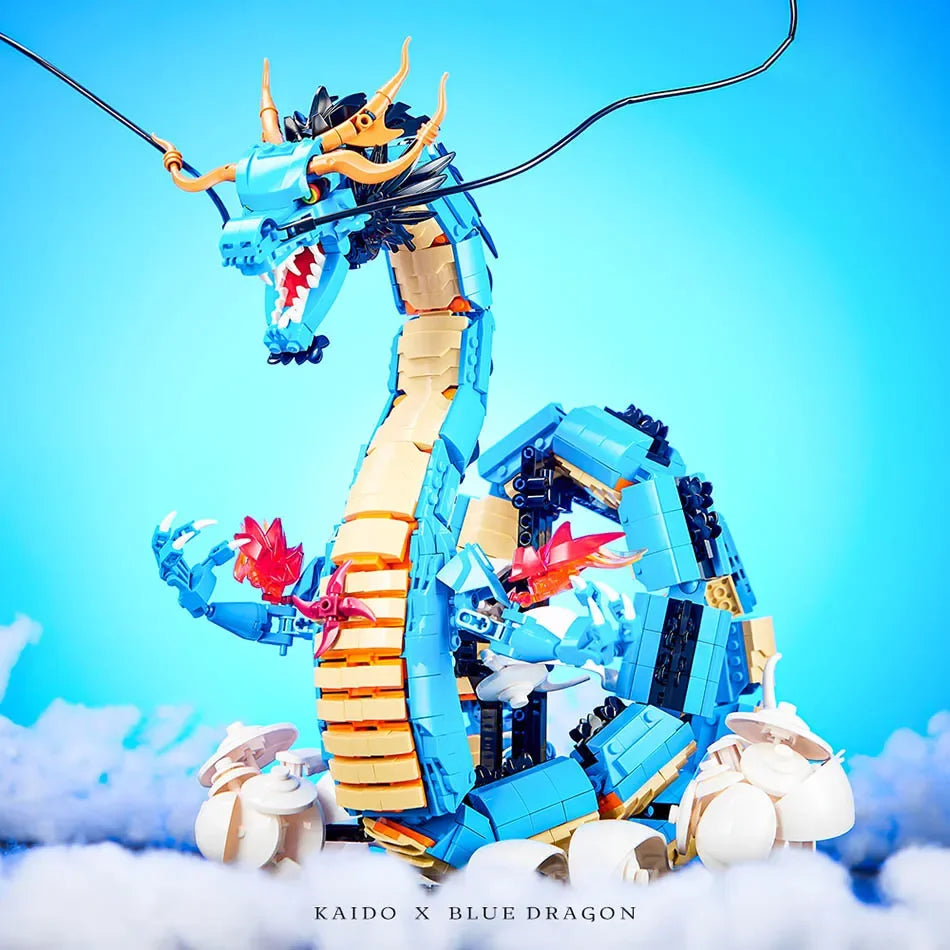 MOC One Piece Kaido Dragon Building Blocks - Image 3