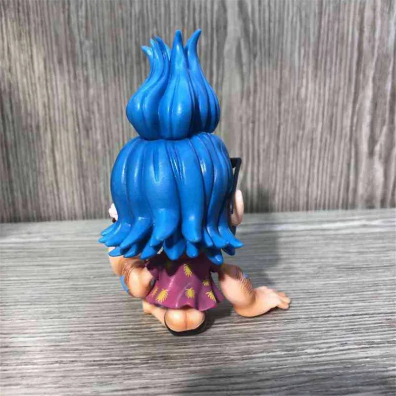 FigureCrazy One Piece FRANKY Q Laughing Out Sitting Cute Ver. PVC Action Figure - Image 3