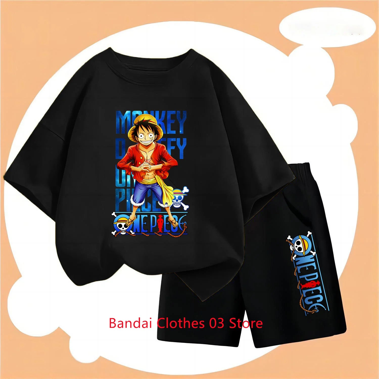 Children’s 2D One Piece T-Shirt & Pants Set - Image 11