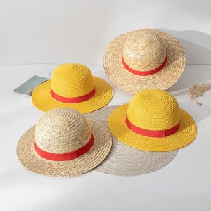LUFFY STRAW HATS COSPLAY CAP