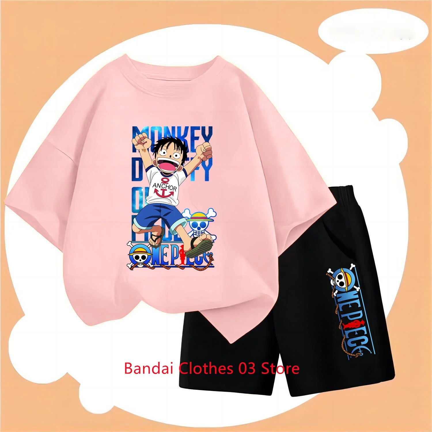 Children’s 2D One Piece T-Shirt & Pants Set - Image 7
