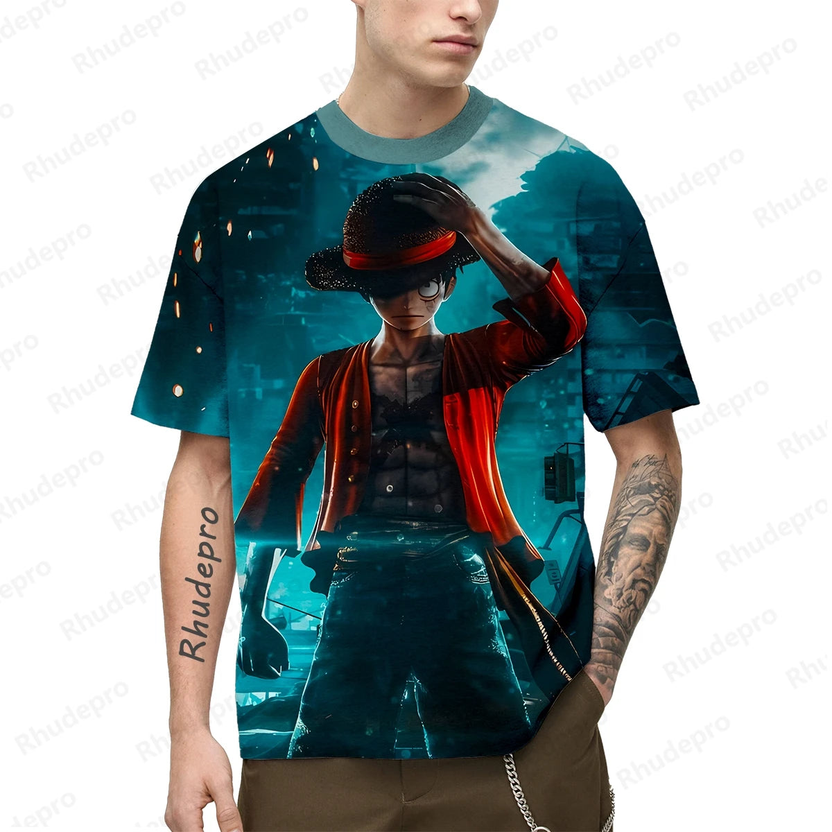 One Piece 3D Printing T-Shirt - Image 10