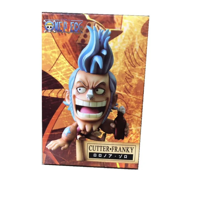 FigureCrazy One Piece FRANKY Q Laughing Out Sitting Cute Ver. PVC Action Figure - Image 26