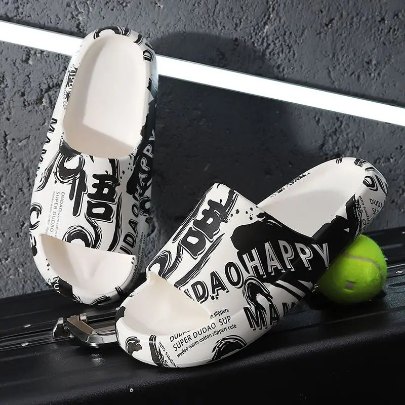 Luffy One Piece Cartoon Animation Thick-Soled Slippers - Image 8