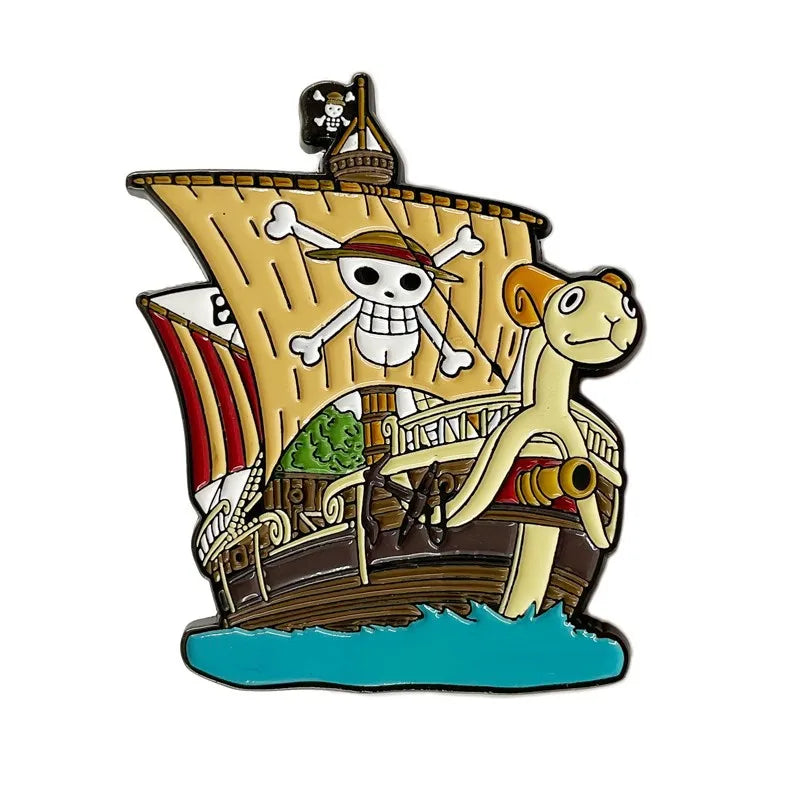 Anime One Piece Portgas·D· Ace Enamel Pins - Image 35
