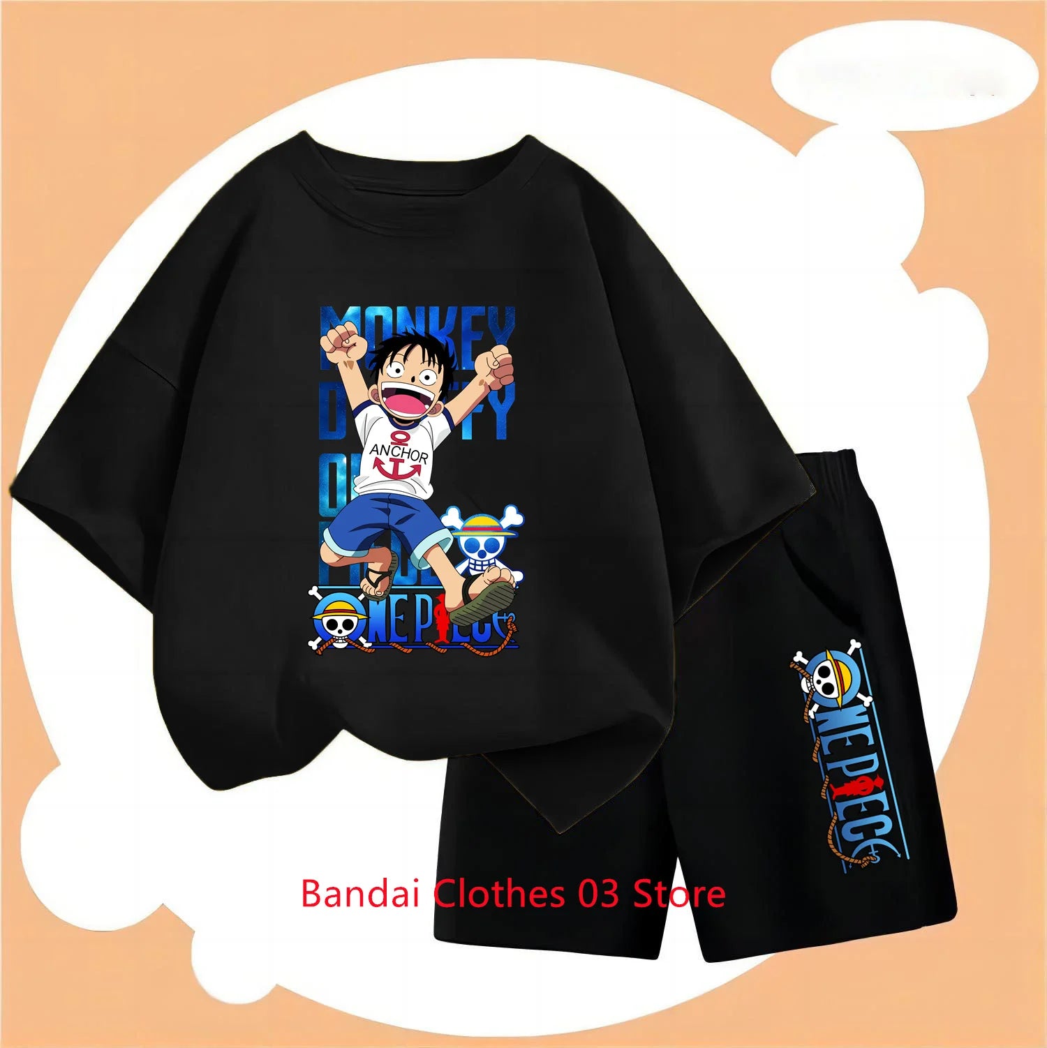Children’s 2D One Piece T-Shirt & Pants Set