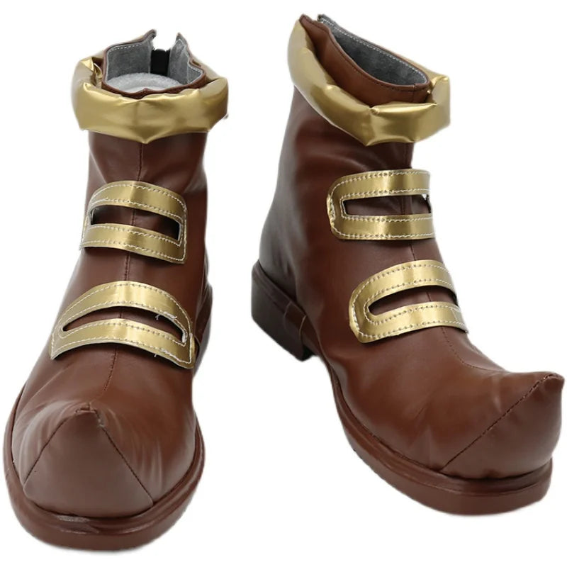 Anime One Piece Clown Buggy Cosplay Boots - Image 5
