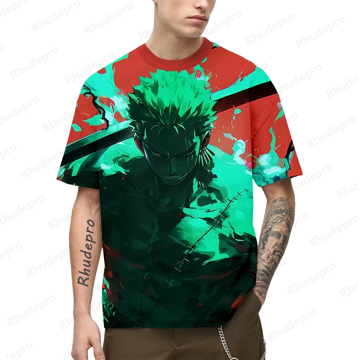 One Piece 3D Printing T-Shirt - Image 14