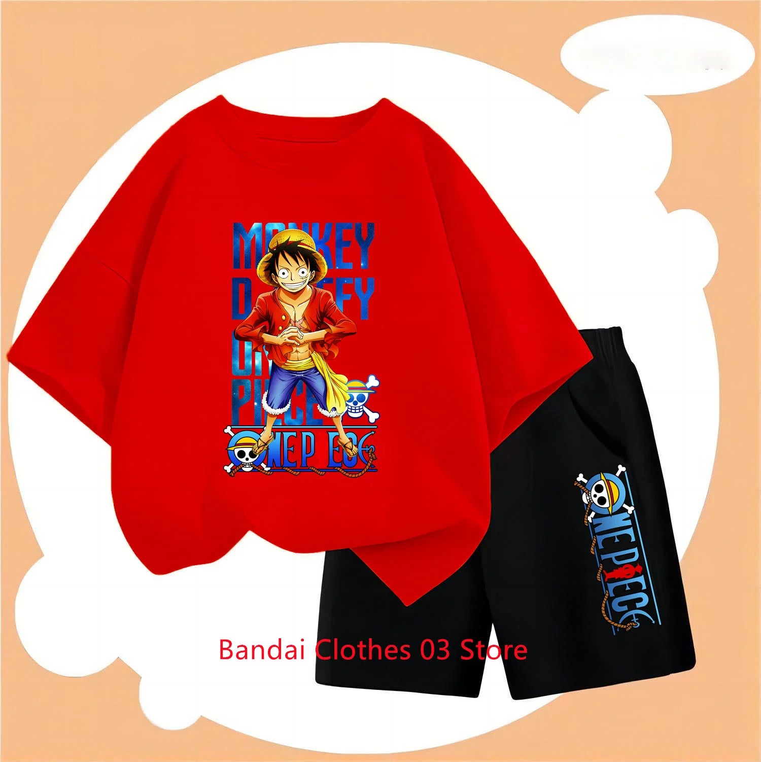 Children’s 2D One Piece T-Shirt & Pants Set - Image 12