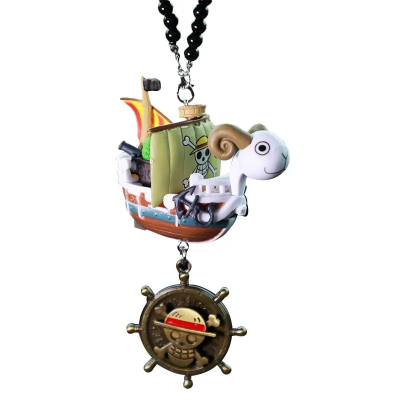 Going Merry & Thousand Sunny Grand Pirate Ship Car Pendant - Image 5