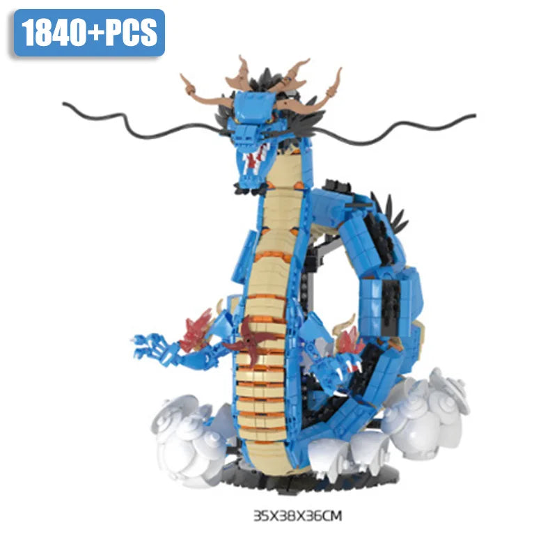 MOC One Piece Building Blocks Kaido Dragon Model - Image 7