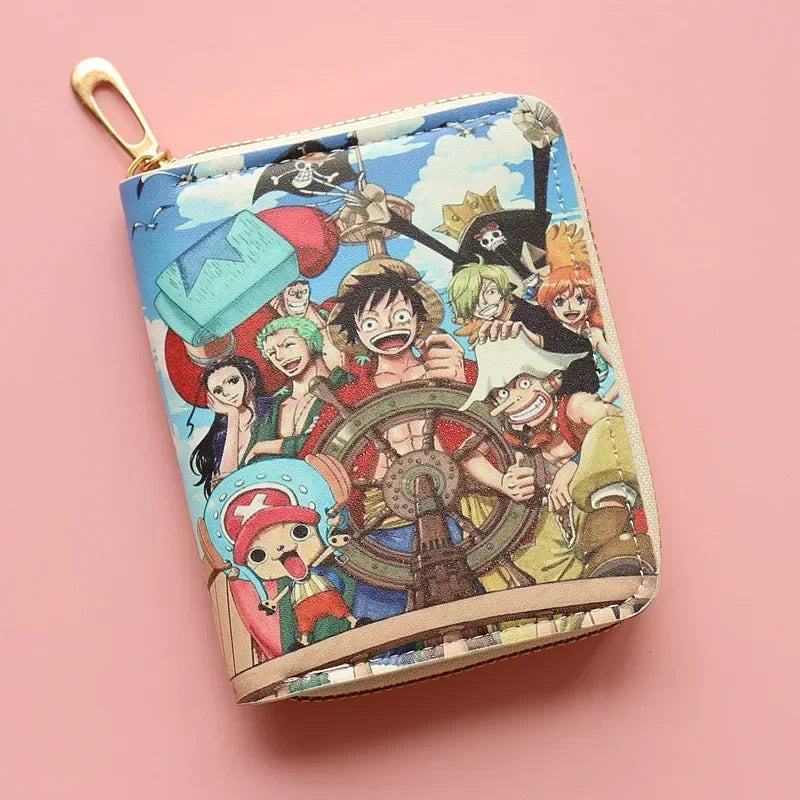 Anime One Piece Luffy Straw Hat Pirates Wallet - Image 3
