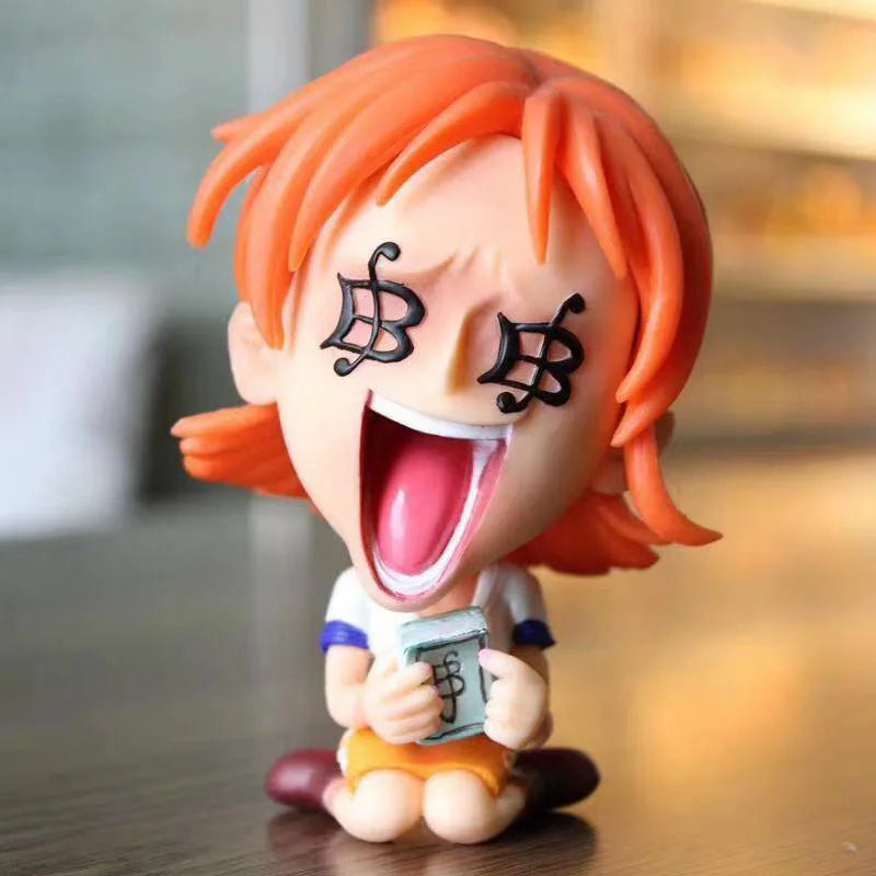 FigureCrazy One Piece FRANKY Q Laughing Out Sitting Cute Ver. PVC Action Figure - Image 33
