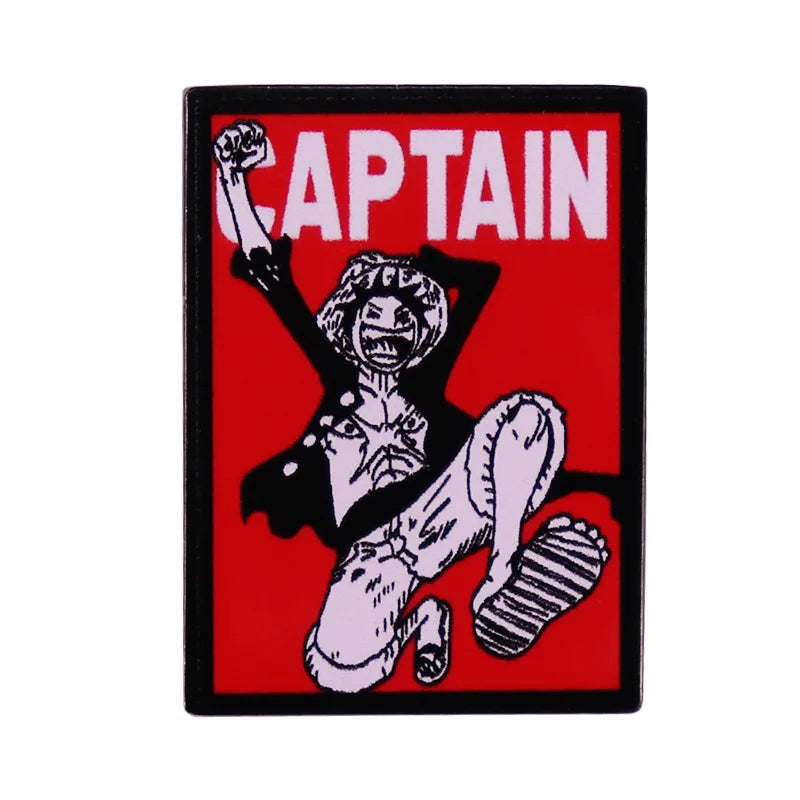 Anime One Piece Portgas·D· Ace Enamel Pins - Image 9