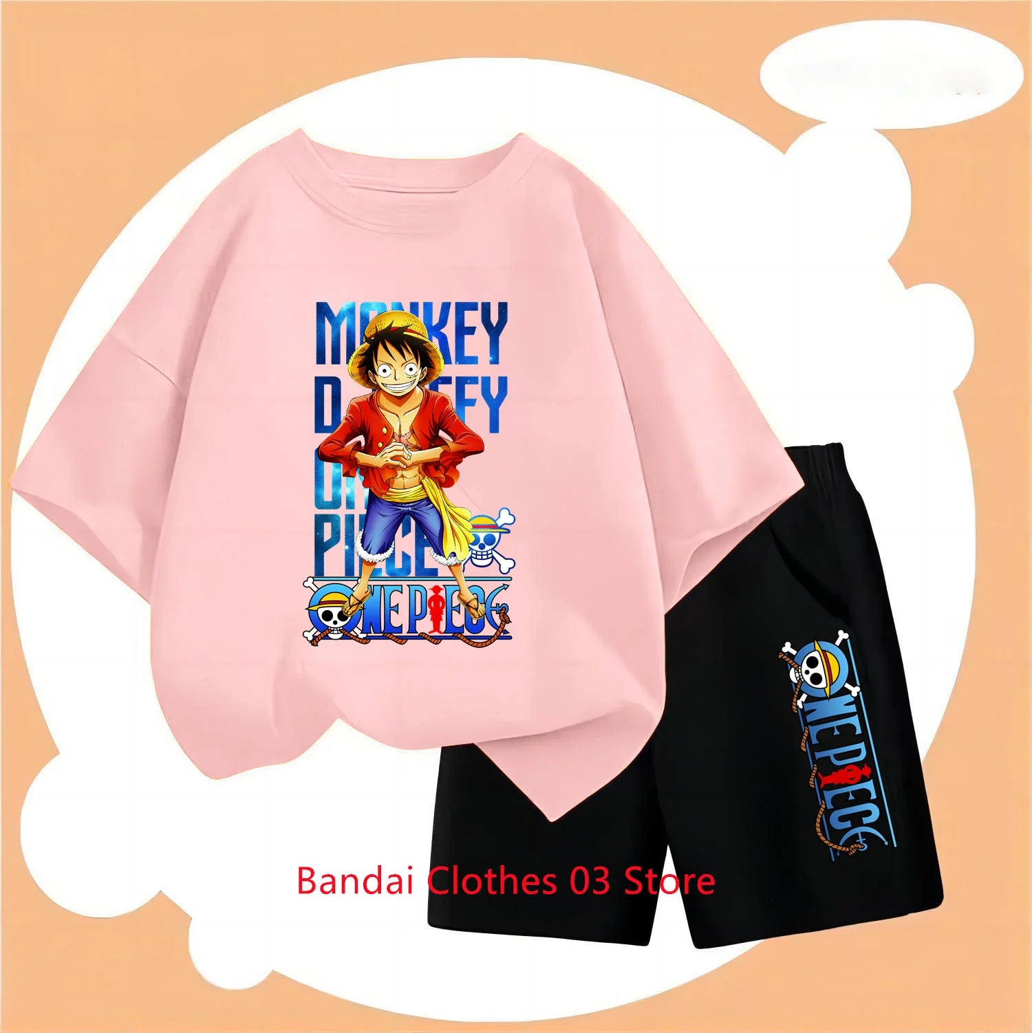 Children’s 2D One Piece T-Shirt & Pants Set - Image 6