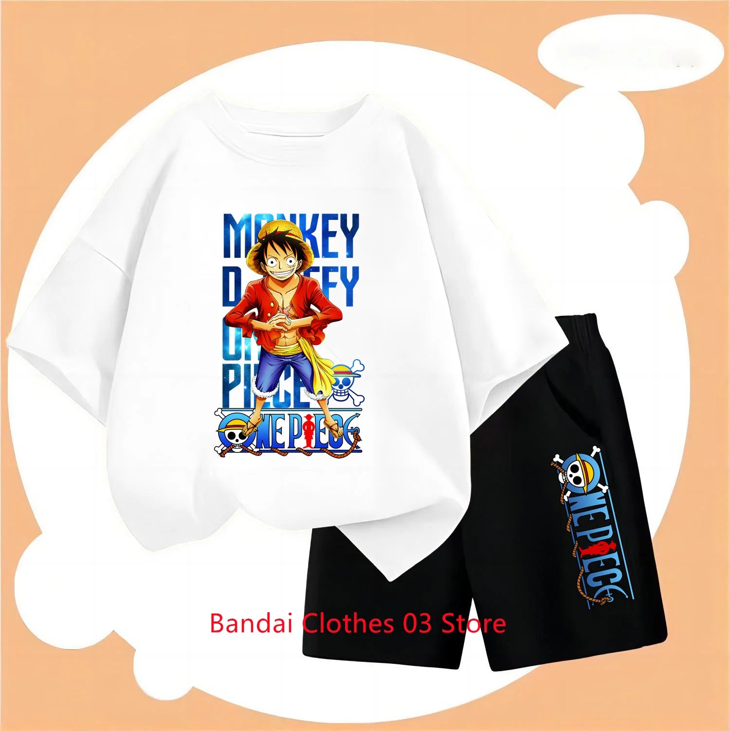 Children’s 2D One Piece T-Shirt & Pants Set - Image 13