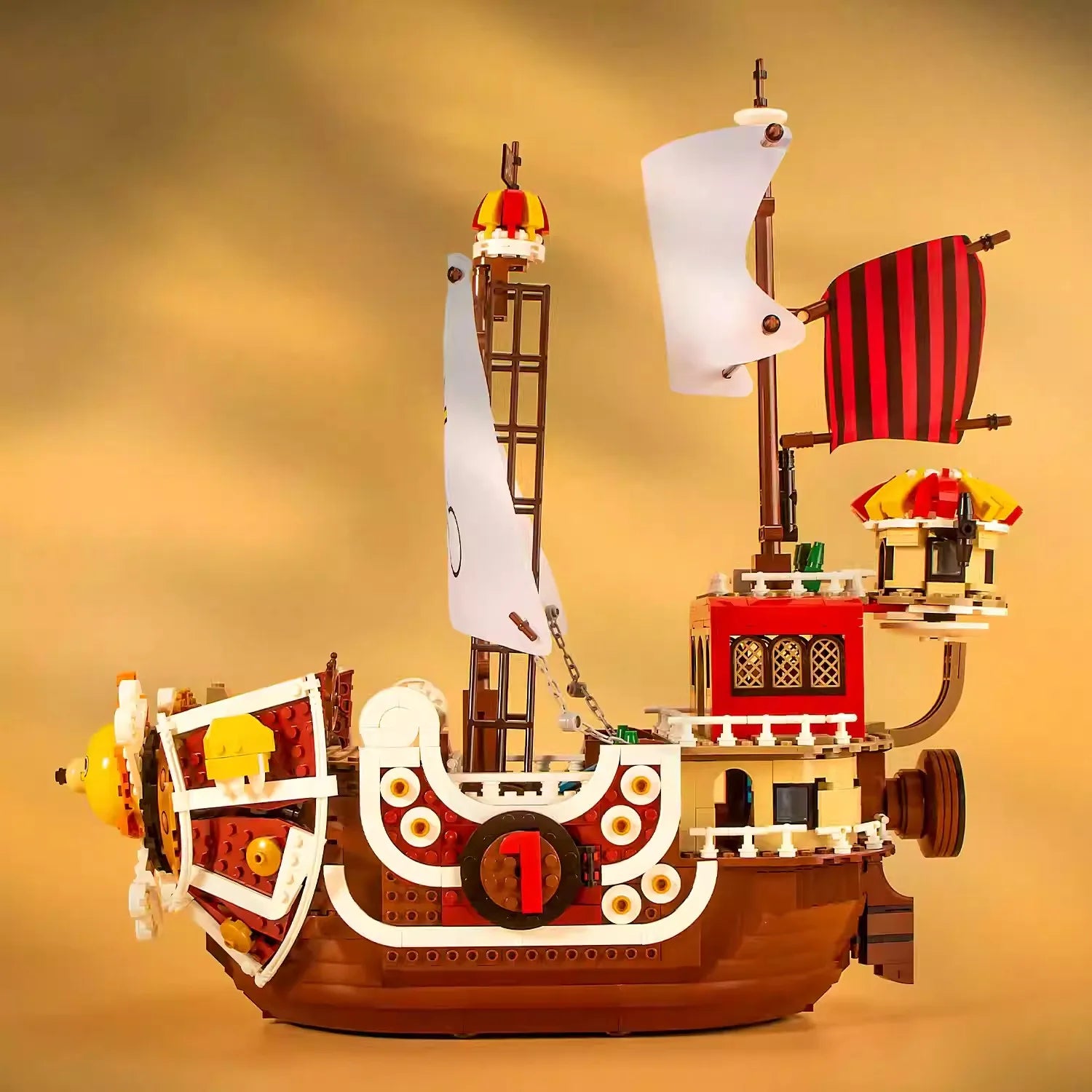 2000PCS Creative Thousand Sunny Ship Model Building Block - Image 7