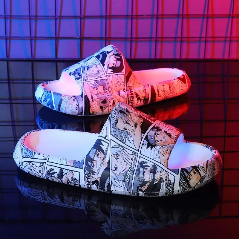 Luffy One Piece Cartoon Animation Thick-Soled Slippers - Image 7