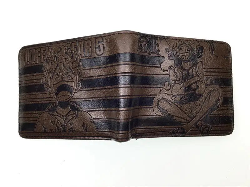 Anime One Piece Luffy & Zoro Embossed Short Wallet - Image 6