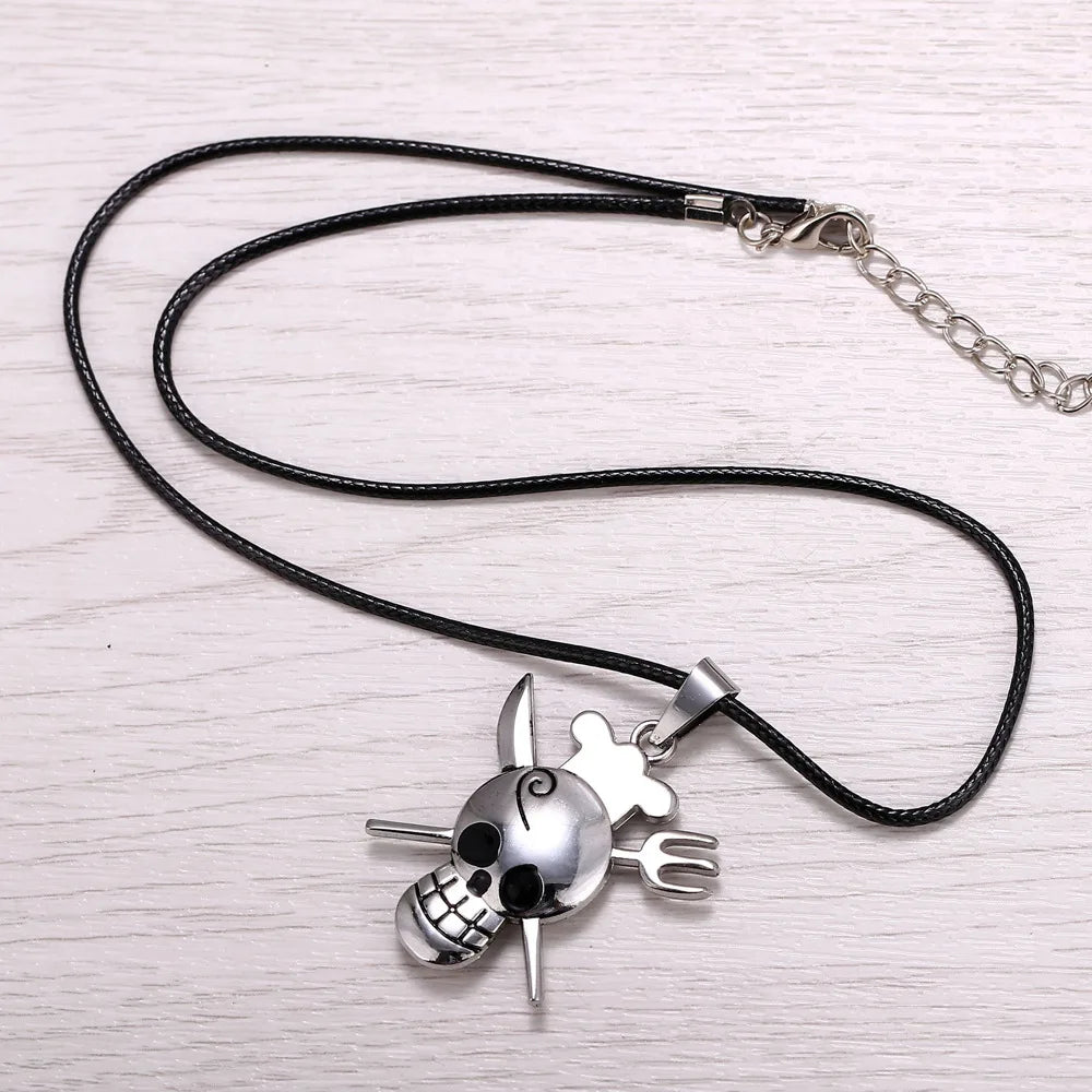 Anime One Piece Skull Logo Necklace - Image 3