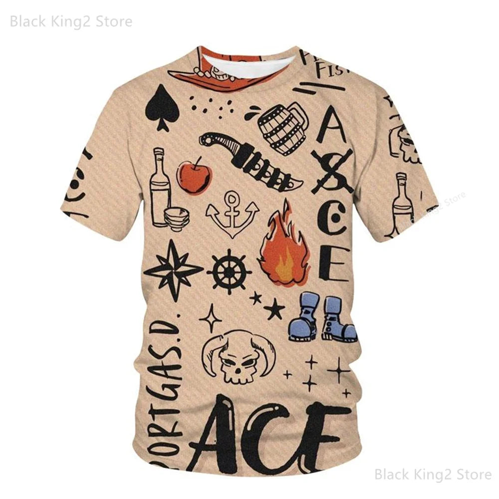 Monkey D. Luffy Graphic T-Shirt - Image 3