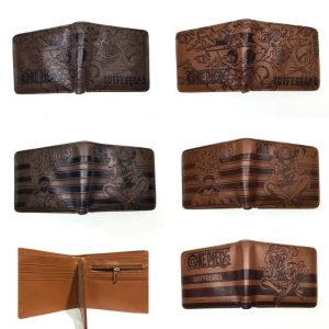 Anime One Piece Luffy & Zoro Embossed PU Wallet