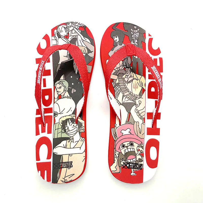 New One Piece Anime Peripherals Luffy Chopper Zoro Slippers - Image 5