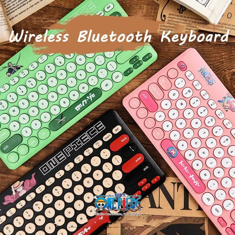 Luffy & Zoro Adventure-Themed Wireless Bluetooth Keyboard - Image 2