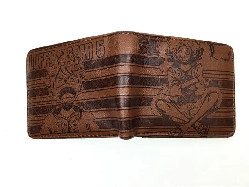 Anime One Piece Luffy & Zoro Embossed PU Wallet - Image 5