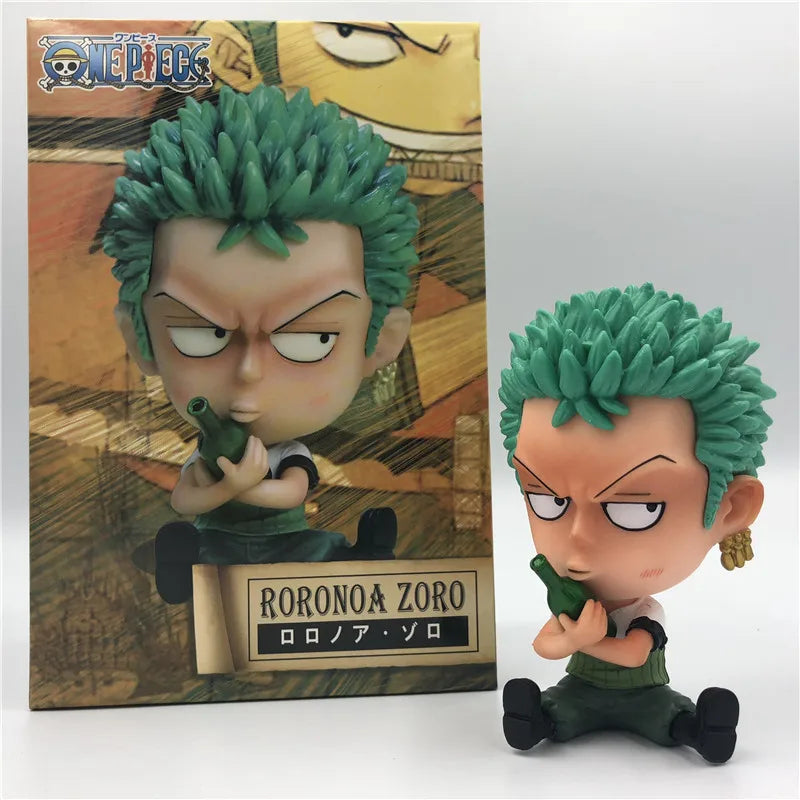 FigureCrazy One Piece FRANKY Q Laughing Out Sitting Cute Ver. PVC Action Figure - Image 7