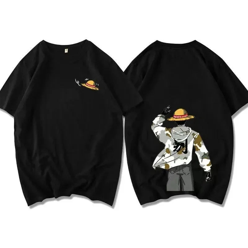 Japanese Anime One Piece T-Shirt Men - Image 6