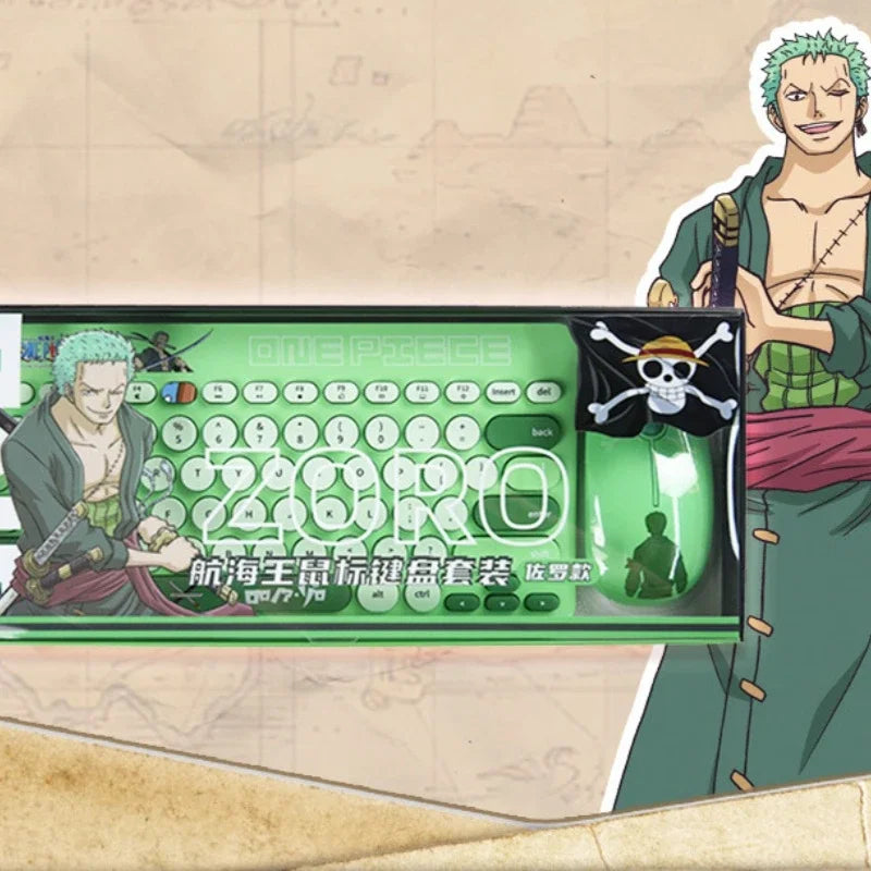 Luffy & Zoro Adventure-Themed Wireless Bluetooth Keyboard - Image 6