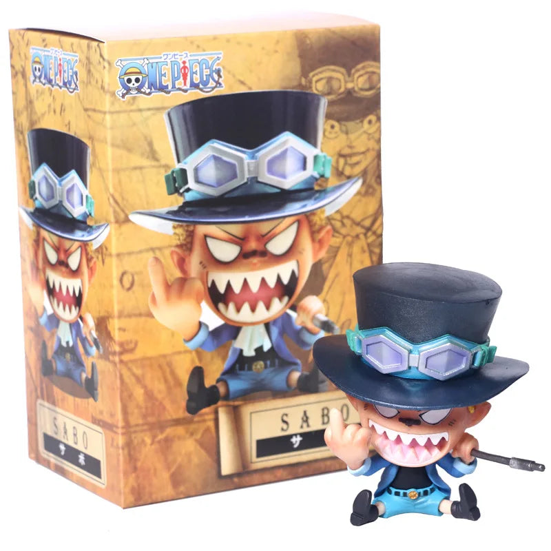 FigureCrazy One Piece FRANKY Q Laughing Out Sitting Cute Ver. PVC Action Figure - Image 16