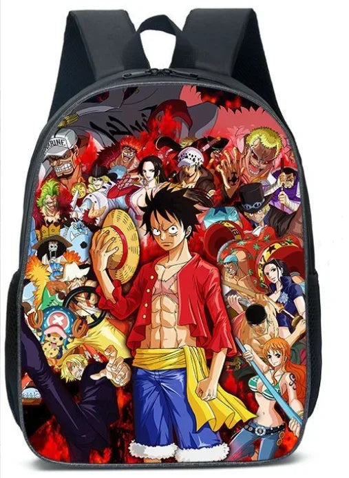 3PC-SET One Piece Luffy Schoolbag Backpack - Image 5