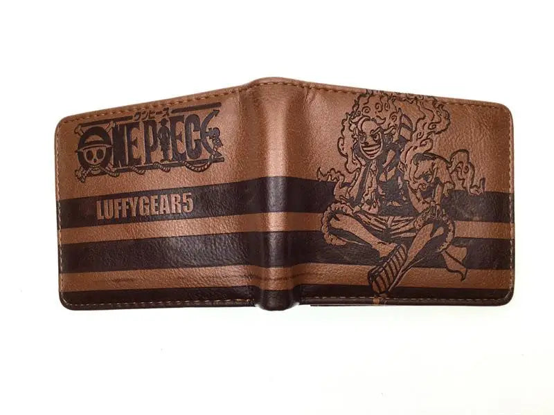 Anime One Piece Luffy & Zoro Embossed PU Wallet - Image 3